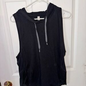 Under Armour Black Sleeveless Hoodie